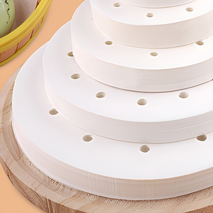 Food-grade Silicone Paper Disposable Commercial-use Steaming Mantou Baozi Non-stick Tray Liner Food-grade Silicone Oil - Product Image 6