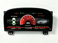 Tableau de bord numérique LED complet 12,3 pouces LU DI pour voiture, compteur de vitesse Plug & Play, nouvelle version pour 8e génération 2006-2012