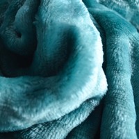 Grande couverture moelleuse en flanelle vert turquoise, super douce, pour l'hiver, couverture chauffante pour patients