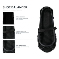 Niveauur de chaussures à bout rond et semelle plate, réglable en hauteur, pour la rééducation clinique et la stabilisation de la marche, Fourniture directe B2B