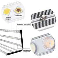 Lampu Tanaman LED Spektrum Penuh Samsung Greenhouse Indoor 480W 1000W 1500W Dimmable Plant Bar Lm301