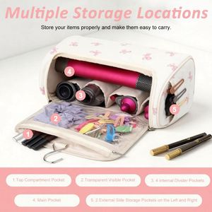 Multipurpose Hair Dryer Management Storage <b>Box</b> Organizer with Various Surge Protectors - Product Image 4