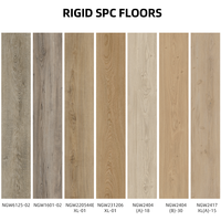 Maßgefertigter Chevron-Stil Bodenbelag Verschleißfester SPC-Boden Klick-SPC Fischgrät-Vinylboden für Sichere Haushalte