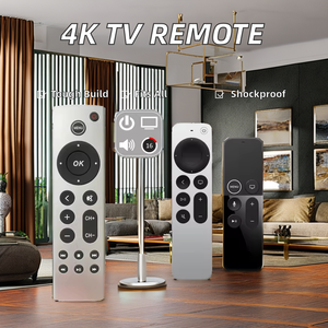New phổ 3D-button điều khiển từ xa cho <span class=keywords><strong>Apple</strong></span> <span class=keywords><strong>TV</strong></span> 4K/1-4 thế hệ <span class=keywords><strong>TV</strong></span> silicon nhựa điều khiển bằng giọng nói Android <span class=keywords><strong>TV</strong></span> Box nhà - Product Image 2