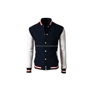 Unisex Retro Letterman Baseball Coat Custom Wholesale Blank Canvas Chenille Embroidered Stand Coated Jacket Size Options KRATOS - Product Image 3