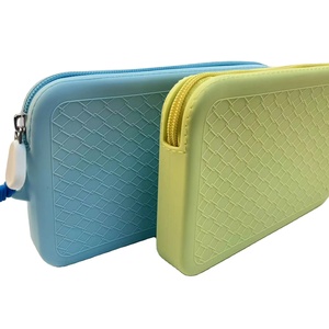 Customized Logo Silicone Travel Brush Portable <b>Bags</b> Lipstick Silicone Accessories <b>Storage</b> Pouch - Product Image 4