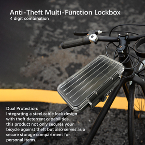 Portable Safe Lock Box <strong>4</strong> Digit <strong>Security</strong> Case Beach Safe Box with Removable Waterproof Design for Sports Beach Travel - Product Image 6