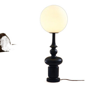 Italian Elegant Roman Table <b>Lamp</b> Black Vintage <b>Led</b> <b>Light</b> Home Bedroom Sofa Side <b>Lamp</b> E27 Switch Control - Product Image 5