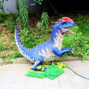 Dinosaurio Eléctrico de <span class=keywords><strong>Jurassic</strong></span> <span class=keywords><strong>World</strong></span>, Admite Personalización, Disfraz de Dinosaurio Realista, Marioneta de Dinosaurio Pequeño para Parque de Atracciones - Product Image 5