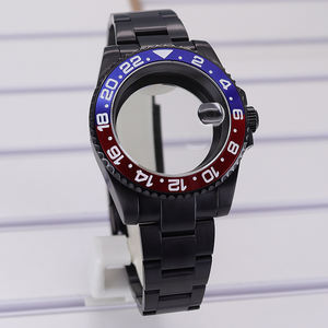 Custom High Quality <strong>Vintage</strong> GMT NH35 Case Modified <strong>Skx</strong> Watch Case and Bracelet Sapphire Glass for Seiko NH34 NH36/38 Movement - Product Image 2