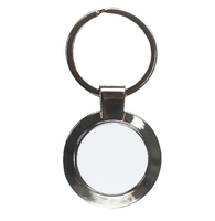 Llavero Metálico para Sublimación, Regalos Personalizados con Diseño Personalizable para Impresión por Transferencia de Calor