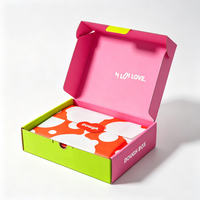 Boîte d'expédition en carton kraft avec logo personnalisé, emballage recyclable en carton ondulé pour cosmétiques, maquillage, chaussures, jouets