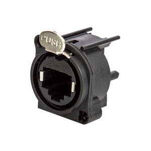 <b>RJ45</b> Network Connector Panel Mount 1 Port Ethernet Data Link <b>Socket</b> - Product Image 1