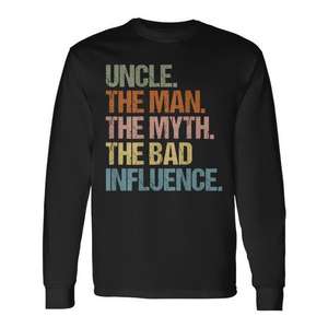 T-shirt à manches longues Uncle The Man The Myth The Bad Influence - Product Image 1