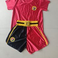 Quteng Nouveau style Ensemble short et débardeur de combat en satin, uniforme d'arts martiaux extensible, vêtements d'entraînement, tenue de lutte