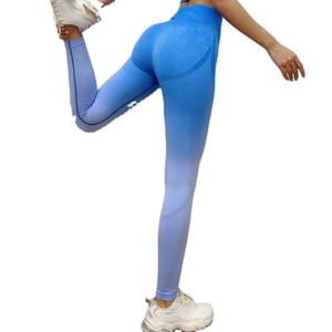 Leggings de Yoga moulants noirs pour femmes, collants de Compression, personnalisés, taille haute, sans couture, nouveau Style à la mode, 2021 - Product Image 1