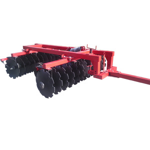 Hydraulic Disc Harrow Farm <b>Cultivator</b> Red Heavy Duty Soil Tillage Equipment - Product Image 5