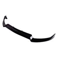 Noir brillant de style Brabus pour Mercedes Benz Classe C W205 2015-2018 3 pièces Spoiler de séparateur de lèvre avant