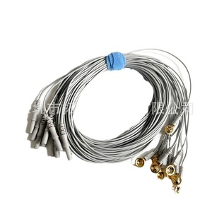 Fil d'électrode en disque plaqué or Din 1,5 mm pour boîtier d'amplificateur EEG Z2n F 20 C - Product Image 5