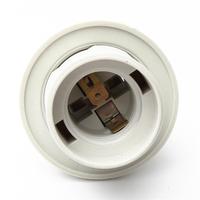 Support de lampe en plastique E27 noir et blanc avec anneau de fixation, vente en gros