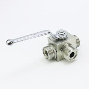 วาล์วบอลเกลียวนอกแบบสองตำแหน่งสามทาง ความดันสูง รุ่น KHB3K-M30*1.5 ผลิตจากเหล็กกล้าคาร์บอนโดยผู้ผลิต - Product Image 1