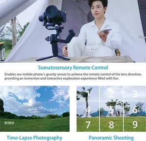 फेइइयूटेक स्कोरप 2 पेलोड 2.5 किलोग्राम ताई ट्रैकिंग मॉड्यूल <span class=keywords><strong>3</strong></span> अक्ष हैंडहेल्ड कैमरा वीडियो कैमरा के लिए जिम्बल स्टेबलाइजर - Product Image 4