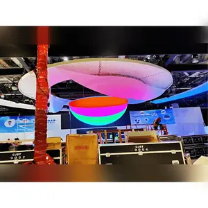 Interior P1.5 P2.5 P4 Pantalla Led con forma de cúpula esférica a todo color Smd Pantalla Led de bola de globo de museo de 360 grados