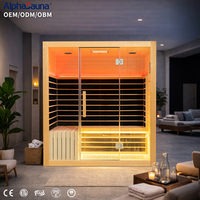 Sauna infrarouge de haute qualité, grand format, extérieur, modulaire, personnalisé, sauna infrarouge intérieur portable