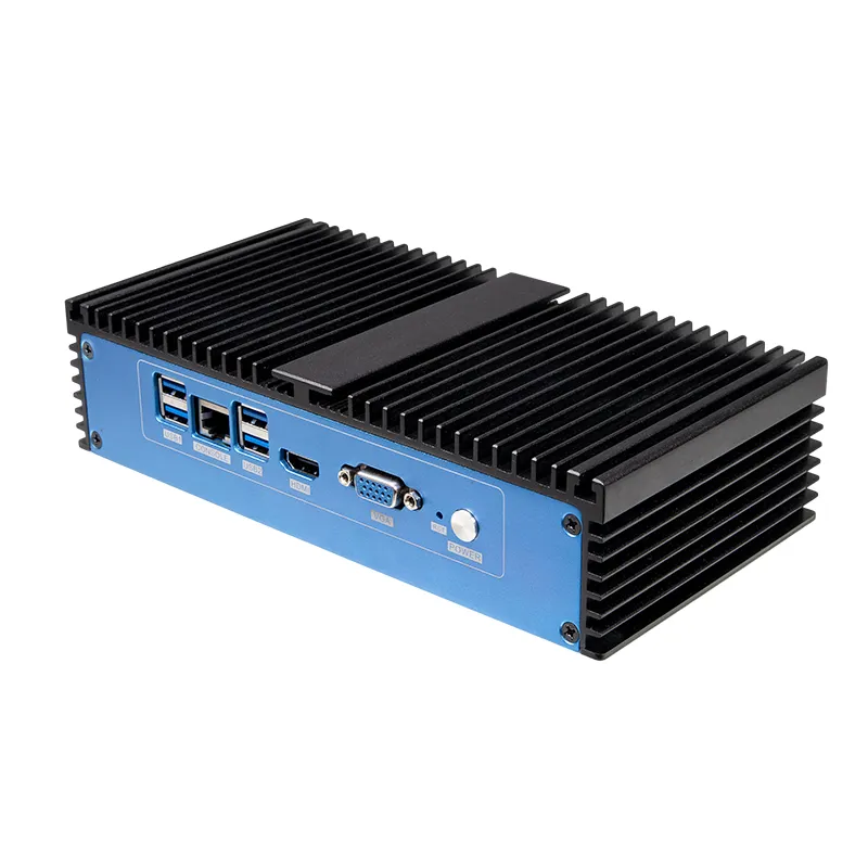 Embedded Industrial Mini Pc Supports WINs10 Linux OS P Entium 4405U CPU And 4K Display Screen