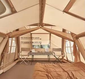 חדש מעוצב עמיד למים וחיפוי רוח אוויר אוהל מתנפחים אוקספורד נייד עבור נסיעות המשפחה - Product Image 5