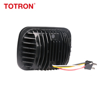 Phare de voiture LED DOT haute puissance 4 pouces faisceau haut/bas avec feux de jour (DRL)