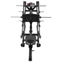 Équipement de presse à jambes professionnel Brightway Premium, design horizontal compact, pour quadriceps, ischio-jambiers, fessiers, siège ergonomique réglable
