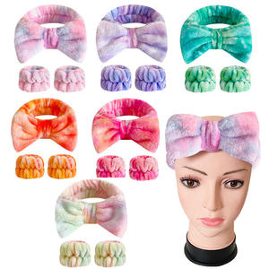 Grandes niñas muñeca húmeda y bandas elásticas <span class=keywords><strong>para</strong></span> la cabeza del pelo lazo cuidado <span class=keywords><strong>de</strong></span> la piel mujeres diademas bordado nudo Spa diadema <span class=keywords><strong>Kit</strong></span> <span class=keywords><strong>de</strong></span> fabricación - Product Image 3