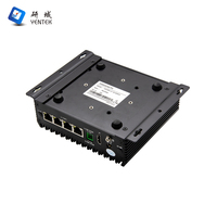 Intel N97 Win 10 11 HD Display VESA 4 Nic Mini Pc Pfsense Business Fanless Industrial Mini Pc Computer Mini Pc AI Edge