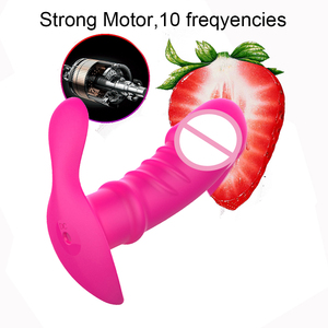 Wireless Farfalla di Vibrazione Mutandine Con Pene Mutandine Sexy Della Biancheria Intima delle Donne di Controllo A Distanza Dildo Vibratore - Product Image 4