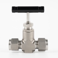 Vanne à aiguille 6000 psi Pression de fonctionnement 1/8 po à 3/4 po 6 mm à 14 mm Raccord de tube NPT BSPT BSPP