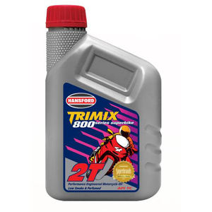 Huile de moto haute Performance 2T Trimix 800 SAE 5W50 API TC huile moteur parfumée à faible teneur en fumée - Product Image 2