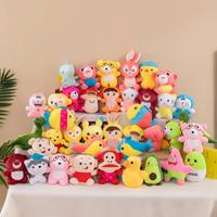 Peluche économique en gros, rembourrée de coton PP et de maille, avec impression, 16-20 cm, pour machine à griffes, cadeau
