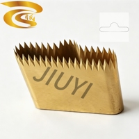 Perforateur à trous Euro à dents de piranha dentelées, coupe nette et remplacement facile, pour pièces de machines à fabriquer des sacs, perforateur à fentes Euro