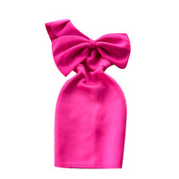 Nouvelle Robe Mini Moulante Asymétrique à Nœud 3D pour Femme – Idéale Soirées et Fêtes Estivales