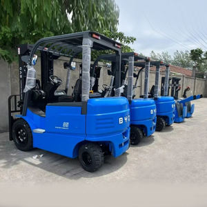 מלגזה חשמלי קטן מלגזה מיני בפנים ובחוץ שטח קשים בשימוש מלגזה משאית יד שנייה מזלג משאית - Product Image 3