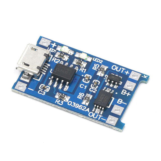 Wholesale 18650 1A Micro USB Battery Charger Module Charging Board