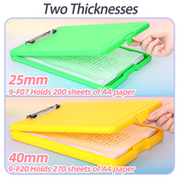 SUNSHING - Estuche para Documentos con Tapa Abatible, Diseño Apilable, Organizador de Archivos, Protector de Revistas y Fotos con Cierre a Presión