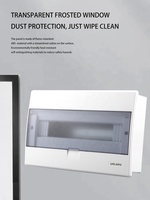 Ventes directes d'usine OME LYB5 9WAY panneau en plastique Transparent électrique boîte de distribution en métal intérieur