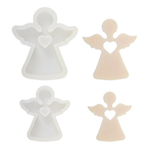 Choukai 3D Heart Angel Silicone Mold Candle Making <b>DIY</b> <b>Kit</b> For Home Decoration Aromatherapy - Product Image 5