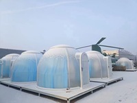 Dôme en polycarbonate durable pour le glamping et les loisirs en plein air toute l'année