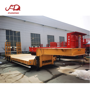 Remorque surbaissée FUDENG à 3 essieux, 60 tonnes, suspension mécanique, en acier, avec rampe, à <span class=keywords><strong>prix</strong></span> réduit - Product Image 4