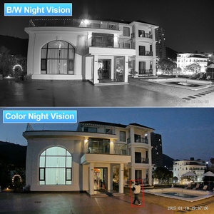 Gwsecu 6MP Sony cảm biến CCTV giám sát ngoài trời Dome Spotlight màu tầm nhìn ban đêm 2-cách âm thanh trên VIF PoE an ninh IP Camera - Product Image 6