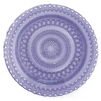 Vaisselle de haute qualité personnalisée non toxique, assiettes en verre à fleurs dorées en relief pour banquet de mariage