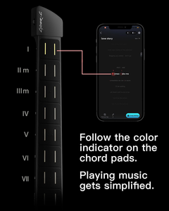Guitare intelligente sans cordes Enya CYBER-G, guitare de voyage pliable, machine à rythmes et basse intégrées - Product Image 5